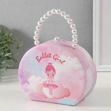 Casket to the leatherette for decorations handbag 