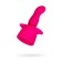 Love Magic massager, silicone, pink, 12 cm