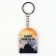 Key keychain "Mountains Knee", 9 x 3.5 cm