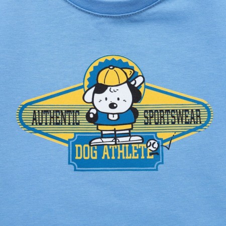 T -shirt Children's Minaku "Dog" color blue, height 128-8