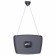 Watching clock, interior "retro", silent, 27 x 18 cm, gray