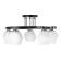 Versalya chandelier 5XE27 40W Black-chromium 60x60x26 cm Bayerlux