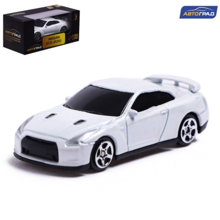 Metal machine Nissan GT-R (R35), 1:64, white color