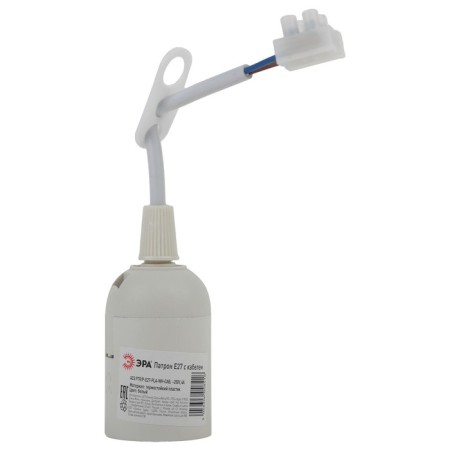 Cartridge era E27 with a terminal block plastic, white-1
