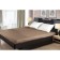 Primvelle sheet, size 150x260 cm, chocolate color