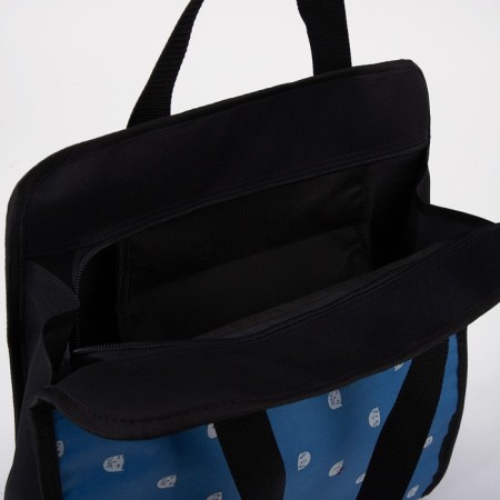 Lightning bag, external pocket, black color-2