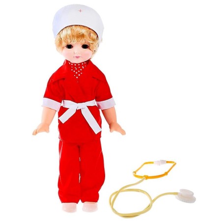Doll "doctor", 45 cm, mix-16