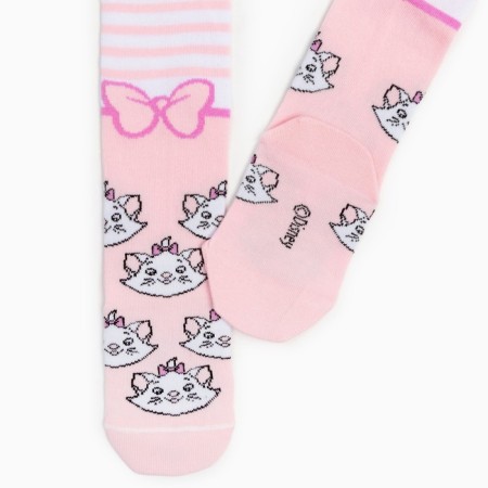 Children's tights "Marie", cats aristocrats, height 116-122 cm, white/pink color-4