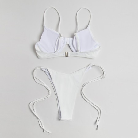 Female Separate swimsuit on minku bones Milk color, size 48-8
