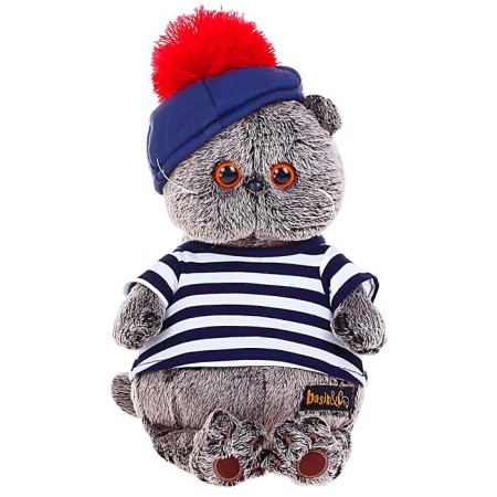 Soft toy "Basik" in a vest and take, 22 cm-1