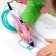 3D handle Luazon, display, work with plastic ABS and PLA, plastic in the kit, pink