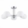 Ceiling EVOLUCE lamp. SLE104302-05. Lanta. 5x40 watts, E14, 59x59x24 cm, chromium color