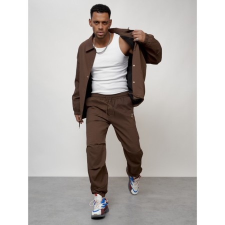Sports suit men's, size 48, brown color-11