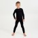 Children's thermal underwear (longshit, leggings) Black color, height 128 cm