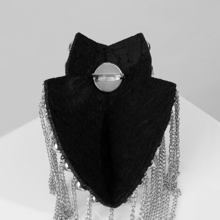 Brooch "Epipol" spikes, silver color-2