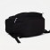 A backpack with a zipper, 4 outer pockets, black color
