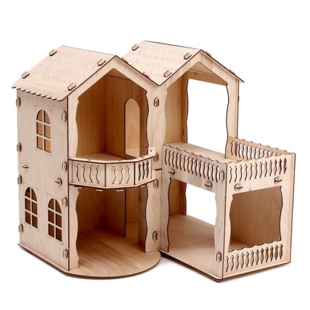 Designer "House for dolls. Chalet"