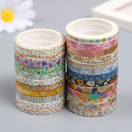 Adhesive tape paper "Magic dreams" nr 24 pcs width 0.5 cm length 3 meters 12x4x4 cm