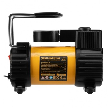 Car compressor Denzel AC-37, 12 V, 7 atm., 37 l/min-14