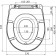 Alcaplast a606 toilet seat, universal SoftClose with a liner, duroplast