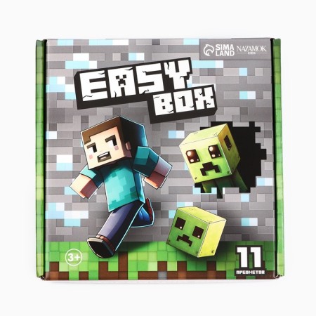 Gift set for a boy with a bag of Easy Box "Pixels"-4