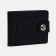 Male purse for magnet, department for bills, for maps, for coins, black color