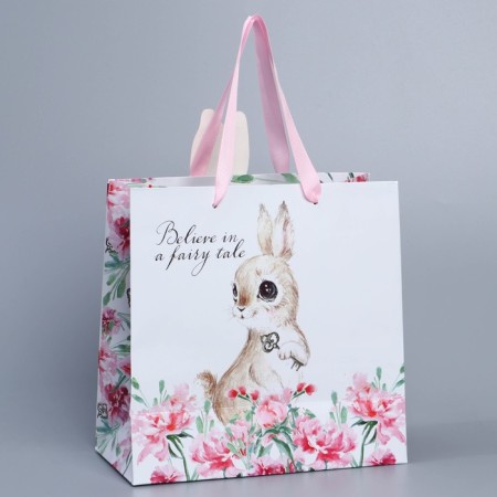 Gift package, packaging, "rabbit", 22 x 22 x 10 cm-2