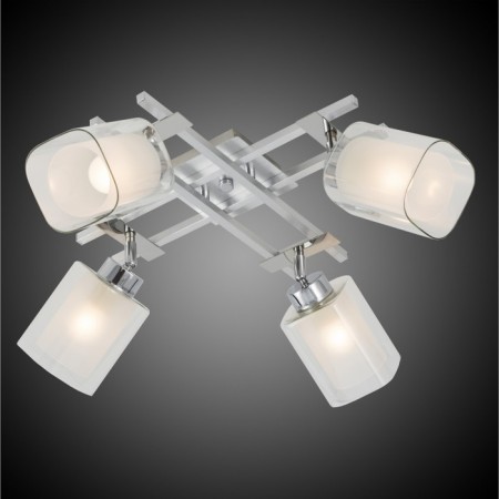 Citilux “Rivoli” CL104140, 42.5x42.5 cm, 4x75W, E27, Gray color-1