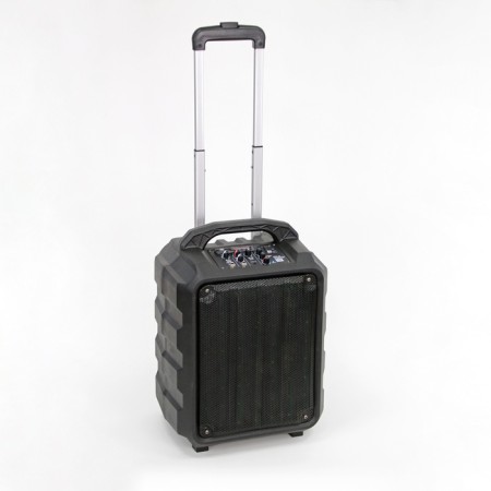 LEEM PR-6 acoustic system, portable on wheels, with a battery, 25W