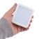 External battery 484, 10000 mAh, Type-C/Lightning/MicroUSB cables, lantern, white