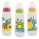 A bottle for feeding with silicone nipple, 250 ml, color mix