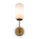 Wall lamp 60W, 1HE14, 32x9 cm, brass