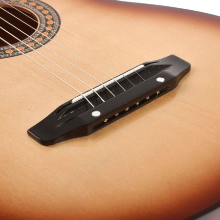 Acoustic guitar is 6 string, Menz. 650mm, strings metal, head without grooves-5