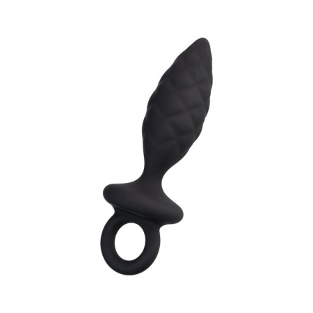 Anal plug Erotist Strob S - SIZE, silicone, black, 11.7 cm-4