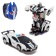 Robot radio -controlled "policeman", transforms, light and sound effects