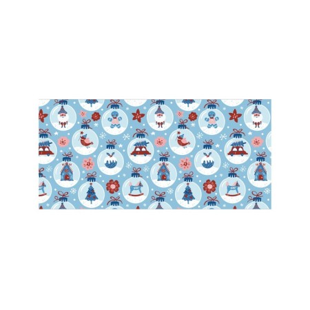 Basket for toys "New Year's balls, size 40x60 cm-1