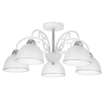 Laura Lura 5x60W E27 White, chrome 59x27x20cm
