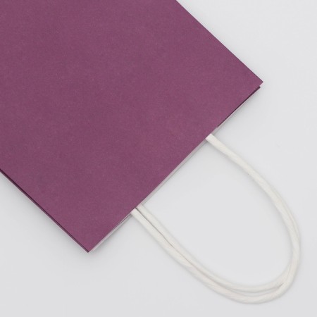 Craft package lilac, round handle, 15 x 21 x 8 cm, 120 g-1