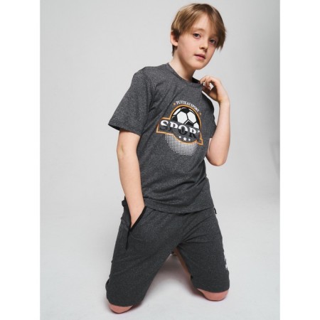 Sports suit for a boy, height 170 cm, gray color-4