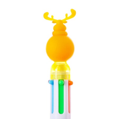 Multi-color ballpoint pen Calligrata "Deer" Automatic, 6 color, gift-3
