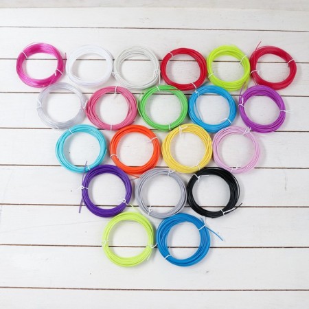 Luazon PLA-20 plastic, for 3D handles, 20 colors of 10 meters-2