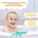 Rubber toy for the bath "Crocodile", 18 cm, with a squeak, crumb me