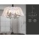 Crystal chandelier with Ambrella Light, Traditional, TR5038, E14, Color Chrome