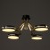 Antecu chandelier 4XLED 104W 3000-6000K black and gold 65x65x27 cm Bayerlux