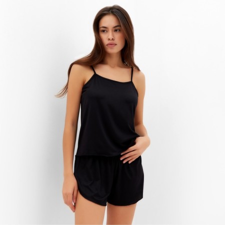 Female pajamas (top, shorts) KAFTAN Rr. 44, col. black