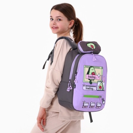 School backpack, ergonomic back Art Hype Avo Cat, 39x32x14 cm-11