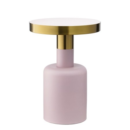 Coffee table from 350 × 350 × 510 mm, pink color-2