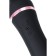 Bilateral intimate massage Waname D-Splash Surge, 22.5 cm, silicone, black color