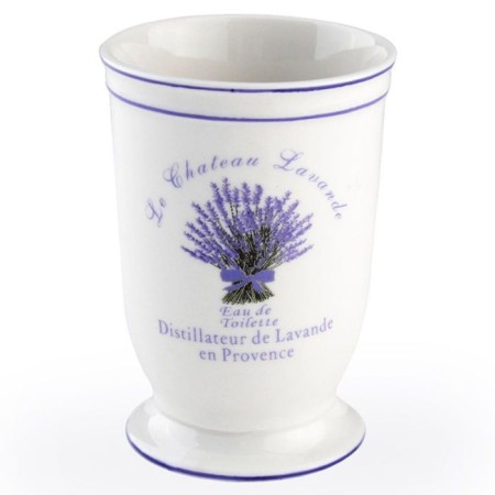 Lavender toothbrush cup