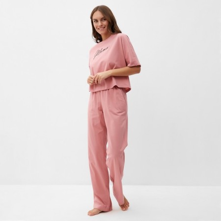 Female pajamas (T -shirt and trousers) KAFTAN "Pink" p. 40-42-2